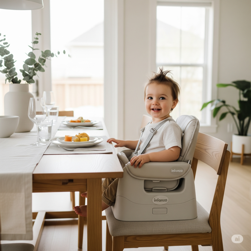 Infanzo 4-in-1 Convertible Baby High Chair - Image 3